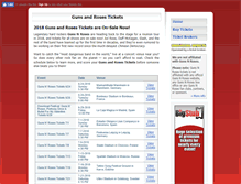 Tablet Screenshot of gunsandrosestickets.org